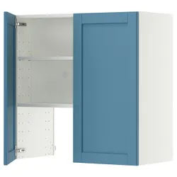 IKEA METOD(696.004.86) Капот -up шафа з полицею/дверима, Biały/Lerhyttan Blue