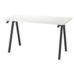 IKEA TROTTEN(294.295.53) стол письменный, белый / антрацит