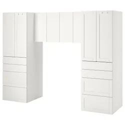IKEA SMÅSTAD (894.319.30) стійка, біла / біла рамка
