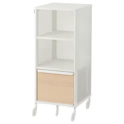 IKEA BEKANT(392.868.98) шкаф с умным замком, сетка белая