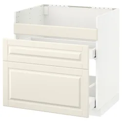 IKEA METOD (592.806.35) тумба під раковину HAVSEN / 3fr / 2ch, білий / Bodbyn крем