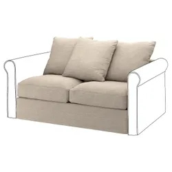 IKEA GRÖNLID(605.173.16) чехол на 2-местную секцию, Хилларед бежевый