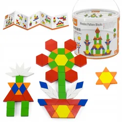 Пазл Flat Blocks VIGA Tangram 250 деталей Дерево