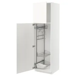 IKEA METOD(195.073.39) высокий/бытовой шкаф, белый/Вальстена белый