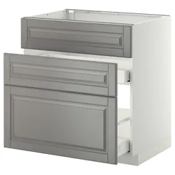 IKEA METOD / MAXIMERA(699.197.62) одна штука от злотых + 3 штуки / 2 штуки, белый / Бодбин серый
