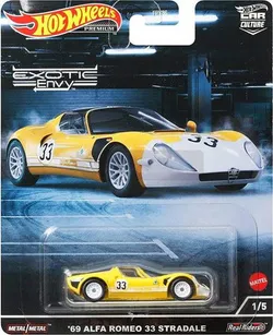 Hot Wheels Premium Car 69 Alfa Romeo 33 Stradale HCJ91