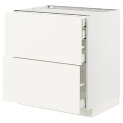 IKEA METOD / MAXIMERA(495.071.73) сз стж 2фр/2н/ср/н сз, белый/Вальстена белый