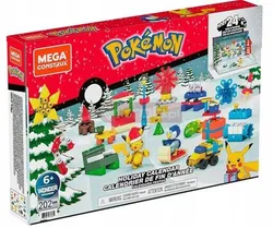 Різдвяний календар MEGA CONSTRUX POKEMON BLOCKS, для дітей від 6 років GYG99