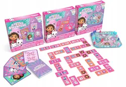 НАБІР З 3 НАСТІЛЬНИХ ІГР GABI'S CAT HOUSE DOMINO POP-UP KATY JUMBO