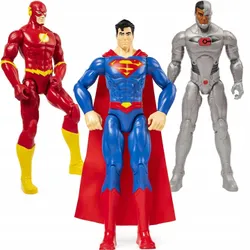 НАБОР ИЗ 3 ПОДВИЖНЫХ ФИГУРОК SUPERMAN FLASH CYBORG, БОЛЬШИЕ 30 СМ, ИЗ 3 ПОДВИЖНЫХ ФИГУРОК DC COMICS