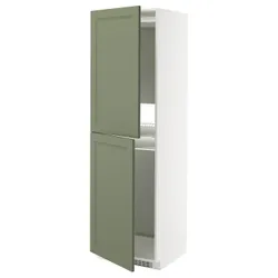 IKEA METOD(995.187.82) Гардероб шкафы, Biały/Axstad Greya -green