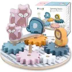 ДЕРЕВ'ЯНА ПАЗЛ MONTESSORI МЕХАНІЗМИ VIGA PolarB БЛОКИ ТВАРИННІ