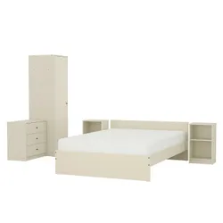 IKEA GURSKEN(394.170.12) Комплект меблів для спальні 5 шт, світло-бежевий