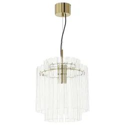 IKEA STOCKHOLM 2025(505.863.05) висящая лампа, стекло/латунь