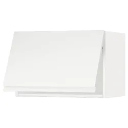IKEA METOD(493.918.27) настенный шкаф поз., белый / Воксторп матовый белый