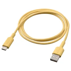 IKEA SITTBRUNN(805.394.83) USB-A до USB-C, світло-жовтий