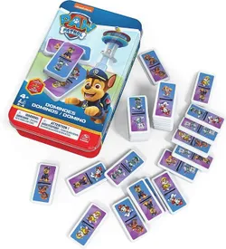 СОЦИАЛЬНАЯ ИГРА PAW PATROL DOMINO, МЕТАЛЛИЧЕСКАЯ БАНКА