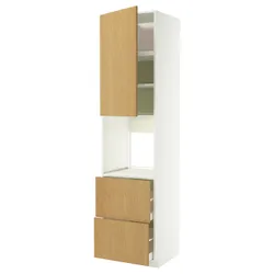 IKEA METOD / MAXIMERA(296.006.00) Sza wy n pie/drz/2szu, белый/синарп вокруг дуба