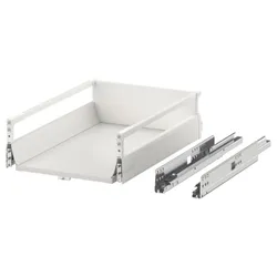 IKEA EXCEPTIONELL(204.478.20) ящик средний с отверстием для, белый