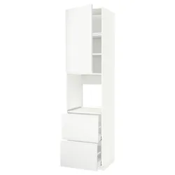IKEA METOD / MAXIMERA(894.616.77) верхня висота / двері / 2-й ряд, білий/Voxtorp матовий білий