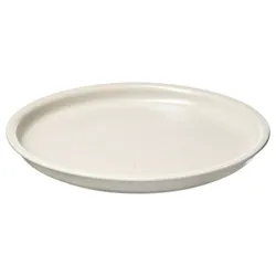 IKEA DAGGASTER(506.078.12) тарелка, в точках/легком бежевом