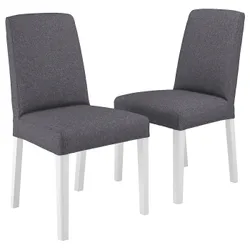 IKEA BERGMUND(694.815.96) стілець, білий / Гуннаред середньо-сірий