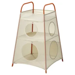 IKEA TIGERFINK(906.146.41) полки с перегородками, бежевый/оранжевый
