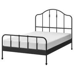 IKEA SAGSTUA(492.689.07) корпус кровати, черный / люрой