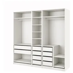 IKEA PAX (394.781.85) комбінований гардероб, білий