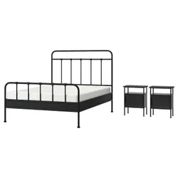 IKEA STJÄRNÖ / GRÅFJÄLLET(595.776.36) Набор мебели для спальни 3 ПК, антрацит