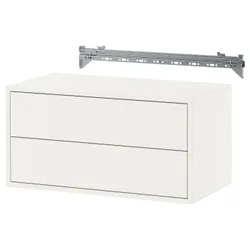 IKEA EKET(495.903.70) Поєднання підвісних шаф, з 2 ящиками/білим