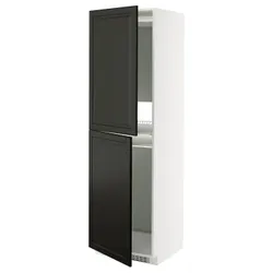 IKEA METOD(995.788.08) Гардероб шкафы, Biały/Bodbyn Black