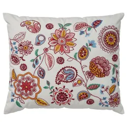IKEA FJÄLLFRYLE(106.078.90) подушка, білий багатобарвний/Вишивка