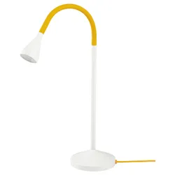 IKEA NÄVLINGE(805.747.11) Светодиодная настольная лампа, желтый/белый