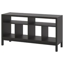IKEA KALLAX(395.521.75) Тумба под телевизор с подставкой, черно-коричневый