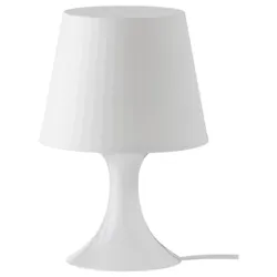 IKEA LAMPAN (200.469.88) Настільна лампа білого кольору