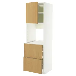 IKEA METOD / MAXIMERA(396.016.75) W Pie Pie DR/2FR/2W HOP, белый/синарп вокруг дуба