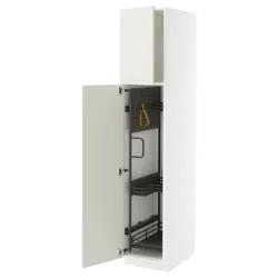 IKEA METOD(795.738.21) High Cabinet/Interior Inn, Белый/Веддинг Белый