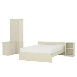 IKEA GURSKEN (794.171.47) Комплект меблів для спальні 4 шт, світло-бежевий
