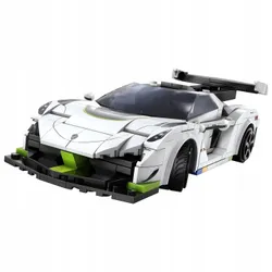 Автомобільний конструктор Cada Fantasma Race Car Білий 22 см Машинка на дистанційному керуванні