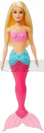 Кукла Барби-русалка с розовым хвостом HGR05