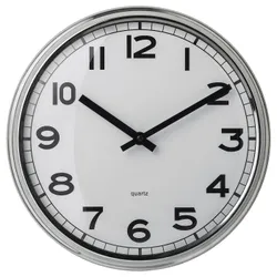 IKEA PUGG(905.408.53) годинник, низька напруга/нержавіюча сталь