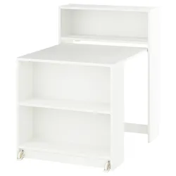 IKEA BILLY(005.797.55) Полиця з складною таблицею, білий