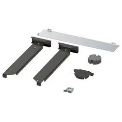 IKEA UTRUSTA(806.041.00) Предмет, прикрепляющий ящик на дверь, черный серый