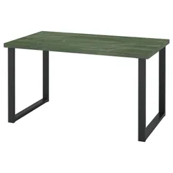 IKEA SKÅLSTA(296.082.34) стол, Темно -серо -серого имитация мрамора/черной формы