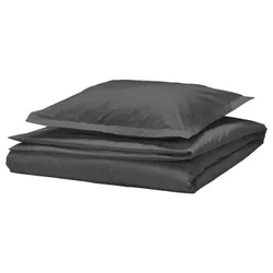 IKEA HAMPFLOCKEL(006.064.38) воздуховоды и наволочка, темно -серый