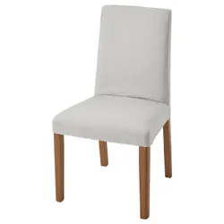IKEA BERGMUND(993.877.38) стул, имитация. dębu / Orrsta светло-серый