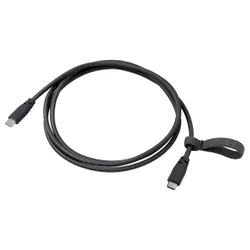 IKEA LILLHULT  USB C Кабель USB C, темно-серый (504.915.43)