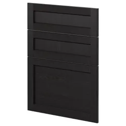 IKEA METOD(394.498.81) 3 передні панелі для посудомийної машини, Lerhyttan з чорною фарбою