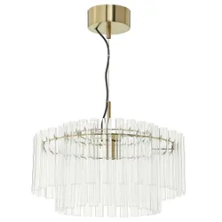 IKEA STOCKHOLM 2025(905.859.50) висящая лампа, стекло/латунь